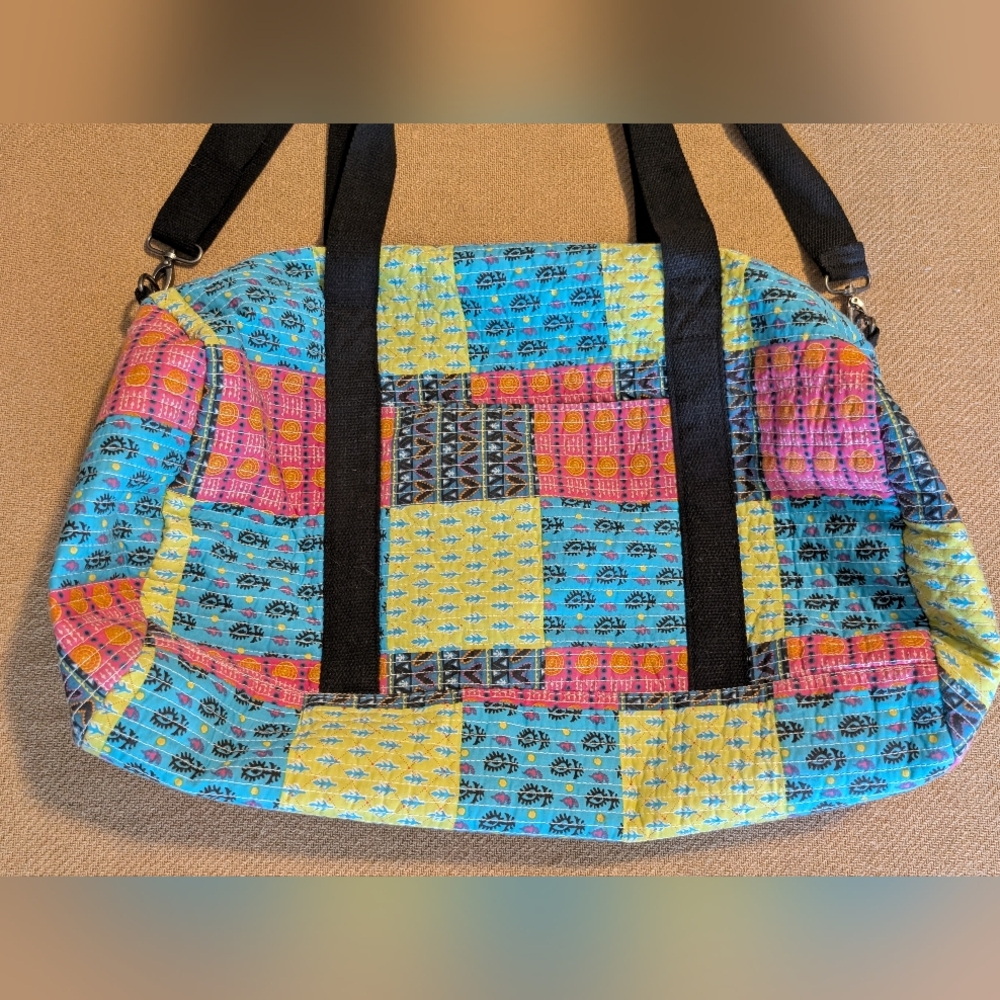 Mossimo Supply Co Multicolor Patchwork Small Duff… - image 2